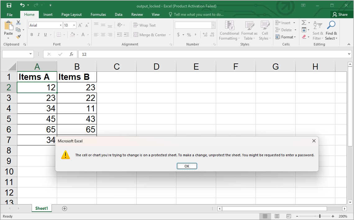 Cómo bloquear celdas en Excel usando C#