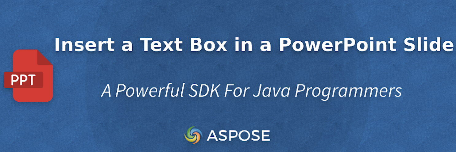 Cómo insertar un cuadro de texto en PowerPoint mediante programación 