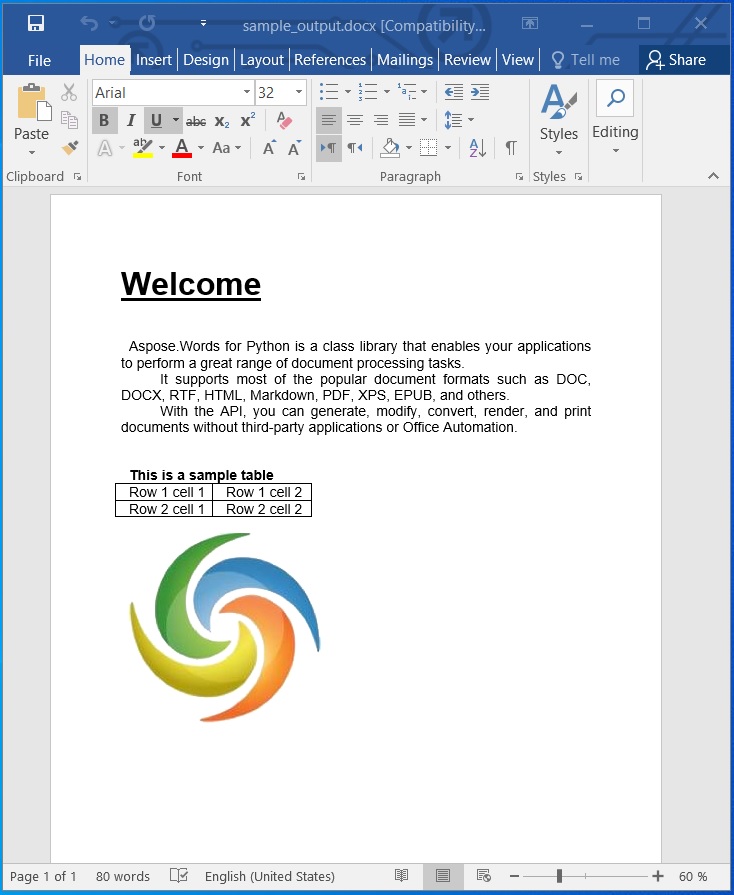 Crear documentos de Word