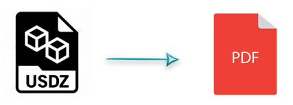 USDZ به PDF C#