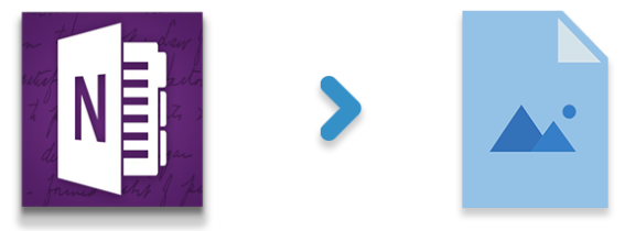OneNote به تصویر JPG PNG TIFF
