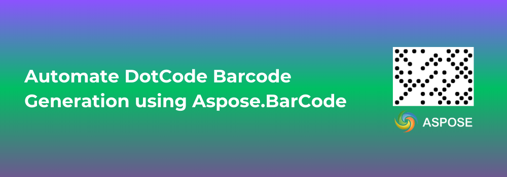 Automatiser la génération de codes-barres DotCode en Java