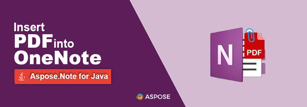 Insérer un PDF dans OneNote en utilisant Java