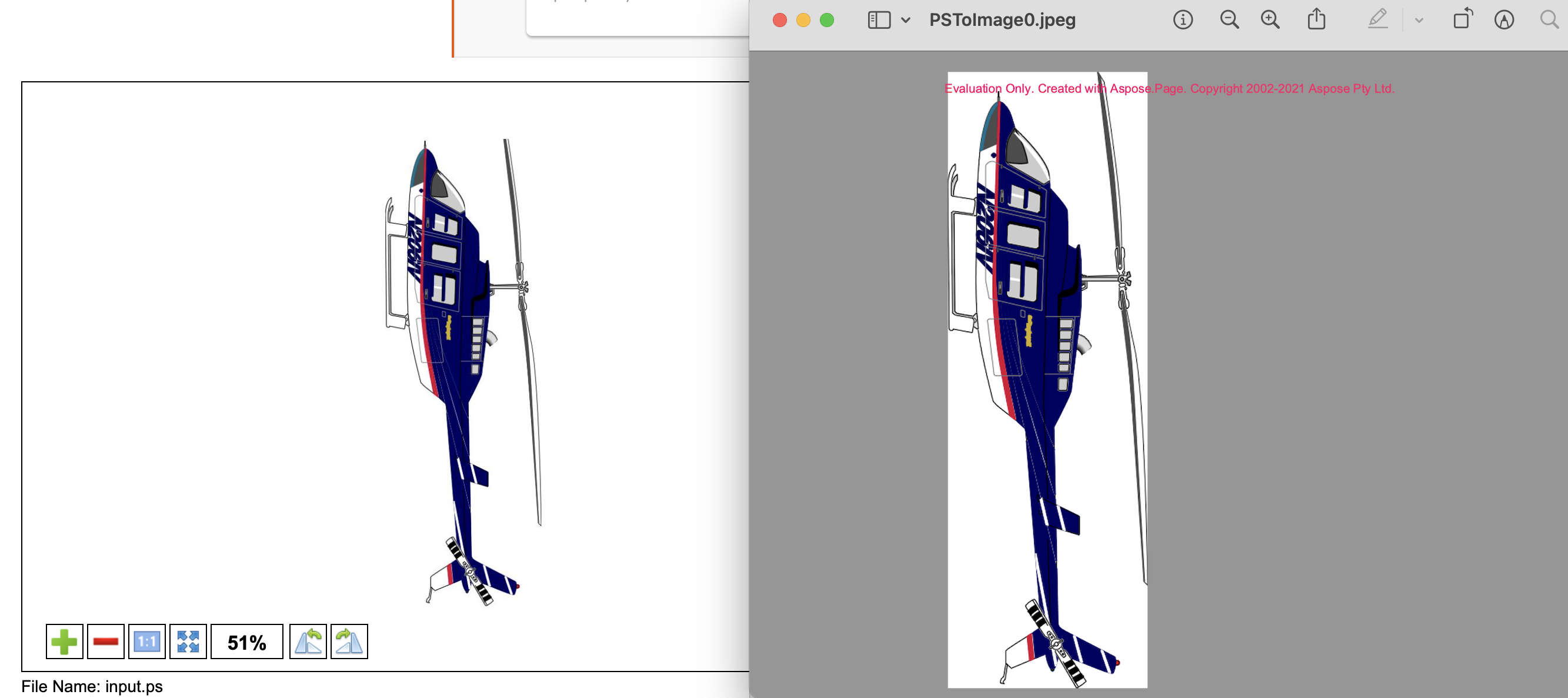 convertir PostScript en JPEG