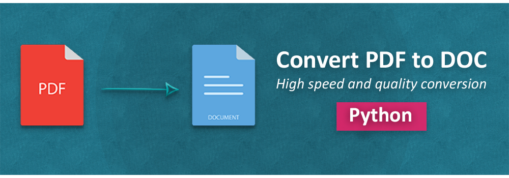 Convertir PDF en DOC en Python