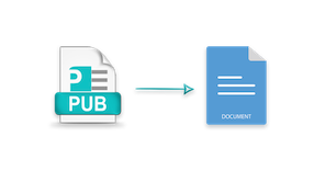 Convertir Exporter PUB en Word DOCX