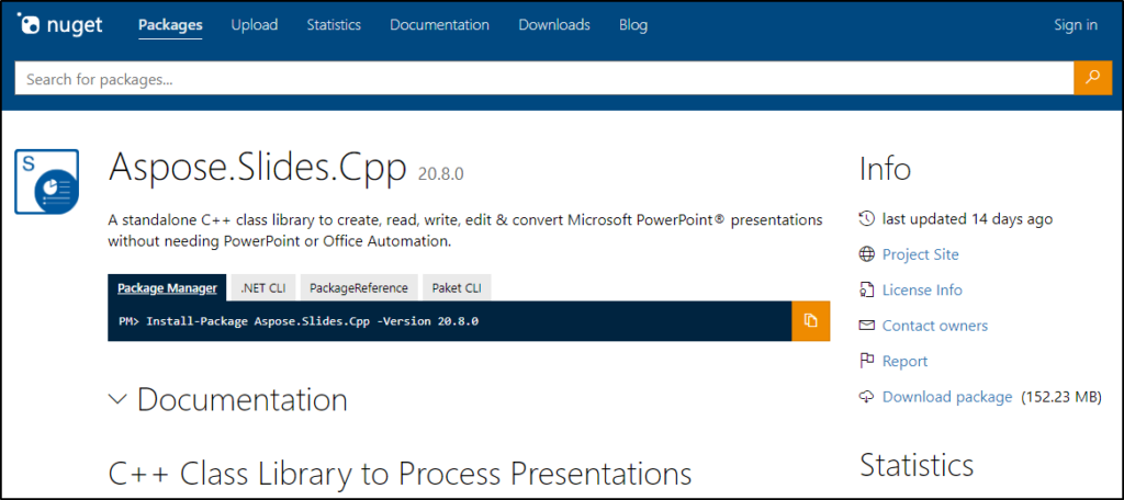 Présentation en HTML
