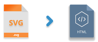 convertir SVG en HTML