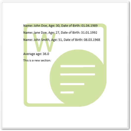 Ajouter un filigrane d'image à Word en Java