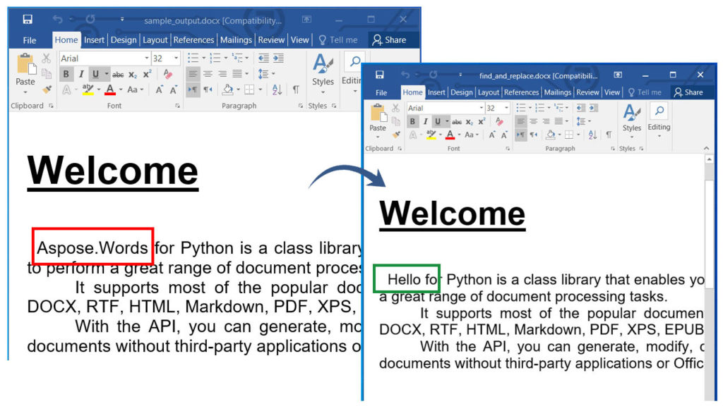 Rechercher et remplacer du texte dans des documents Word