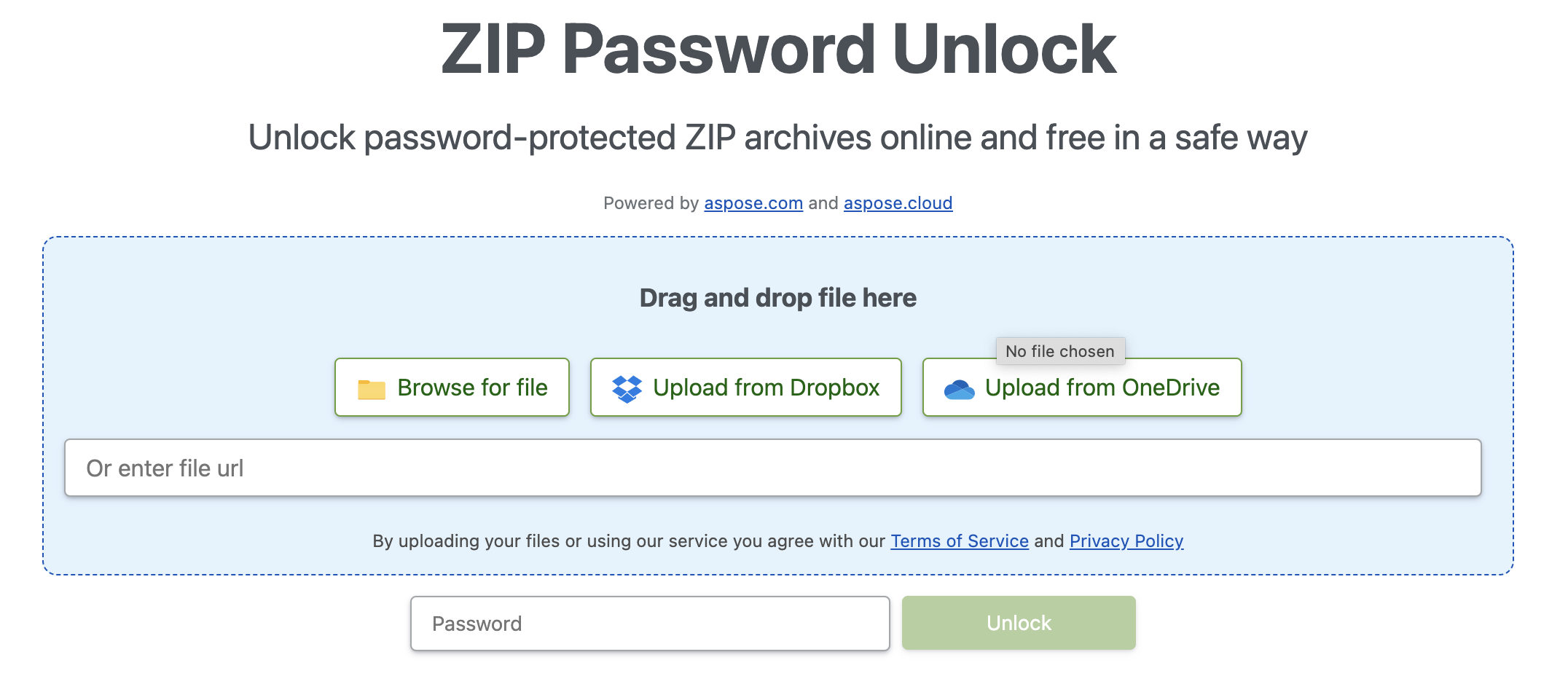 outil de suppression de mot de passe zip