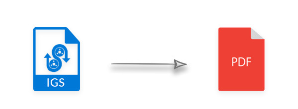 IGES IGS ל-PDF