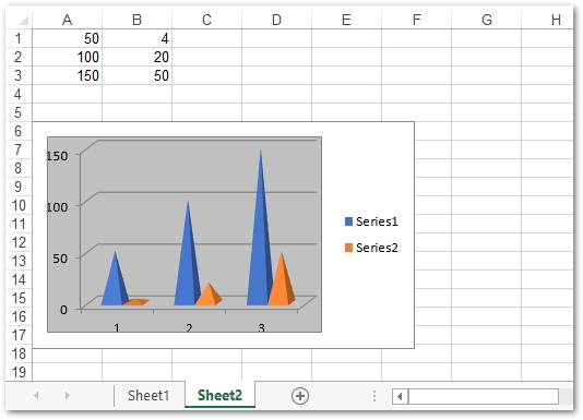 צור תרשים ב-Excel ב-C++