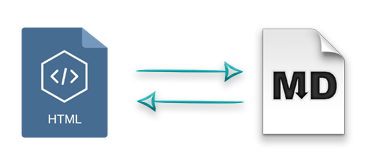 המרת HTML Markdown C#