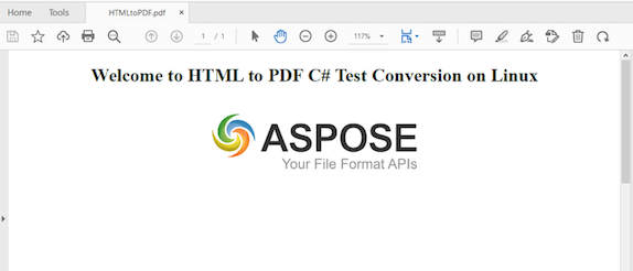 HTML ל-PDF Linux