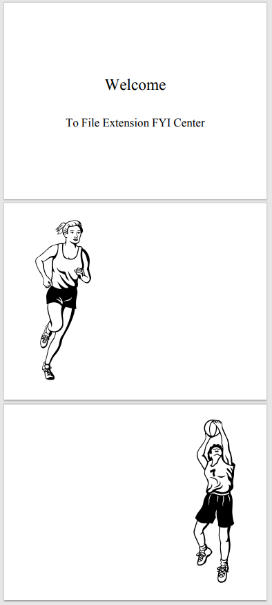 תמונה של קובץ הפלט PDF שנוצר על ידי הקוד לדוגמה