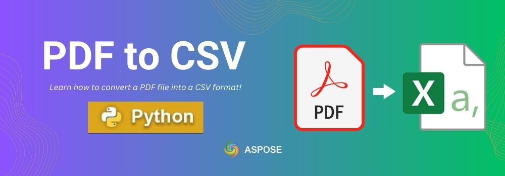 המרת PDF ל- CSV בפייתון