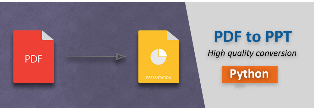 המר PDF ל-PPT ב-Python