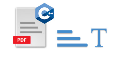 חלץ טקסט מ-PDF C++