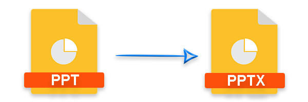 המרת PowerPoint PPT ל-PPTX באמצעות C++