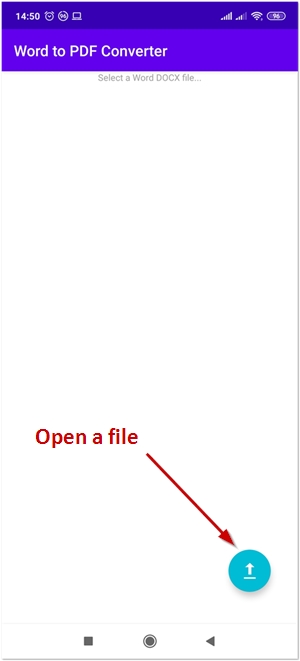 ממיר אנדרואיד וורד ל-PDF
