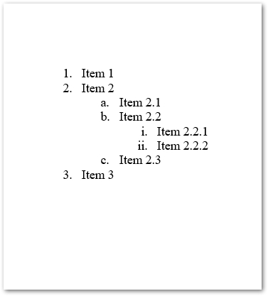 צור רשימה ב-word document python