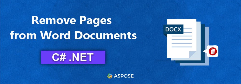 איך להסיר דף מקובץ Word ב-C#