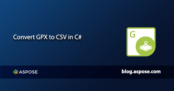 Mengonversi GPX ke CSV di C#