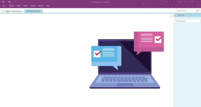 Tambahkan Gambar ke Dokumen OneNote Baru di Java