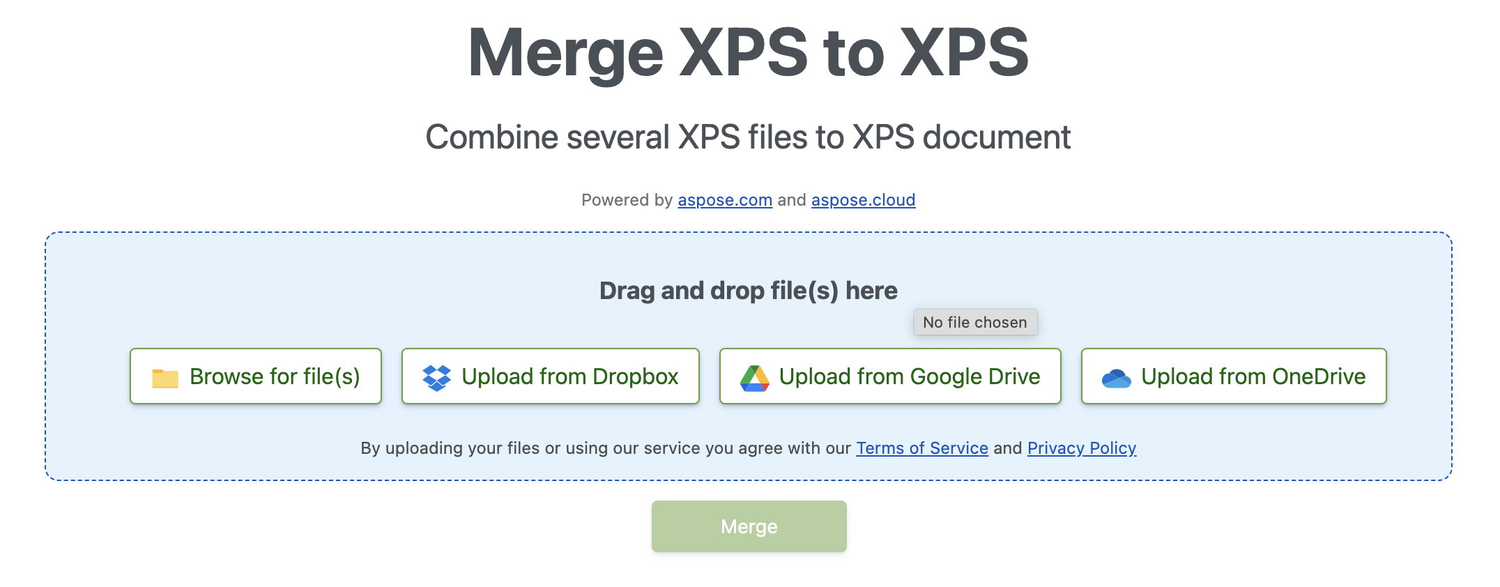 online-xps-merger