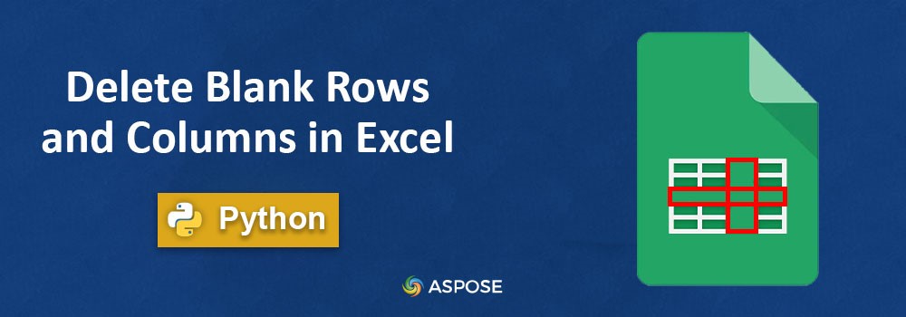 Elimina righe e colonne vuote in Excel utilizzando Python