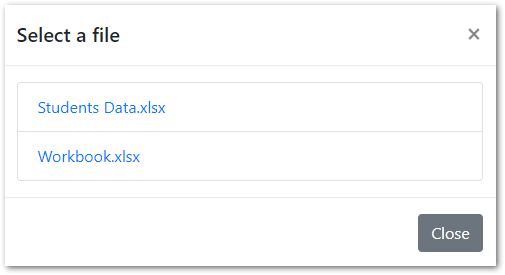 Apri il file Excel in ASP.NET C#