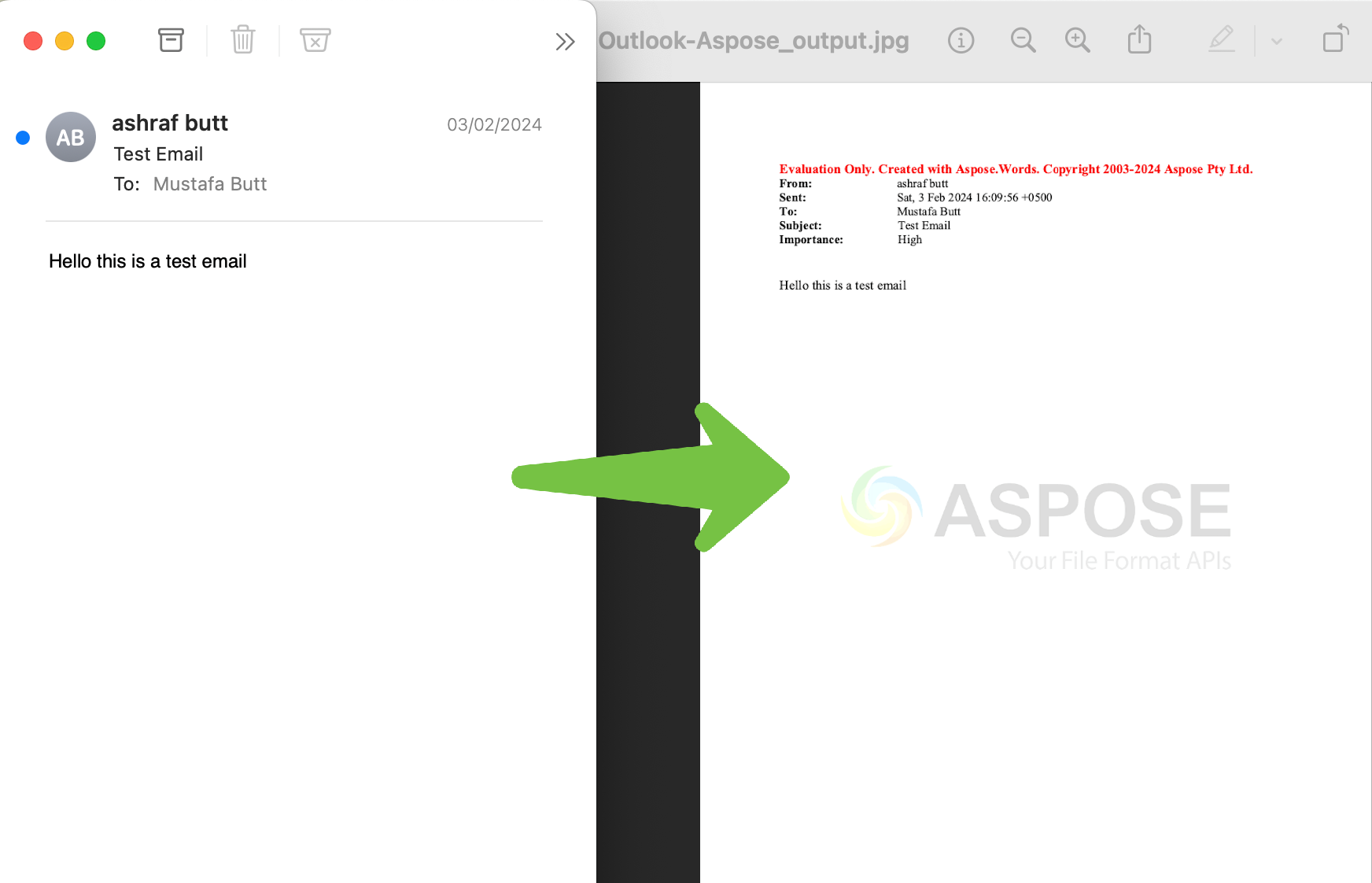File EML in JPG