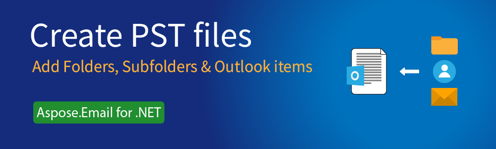 Creare file PST in C#