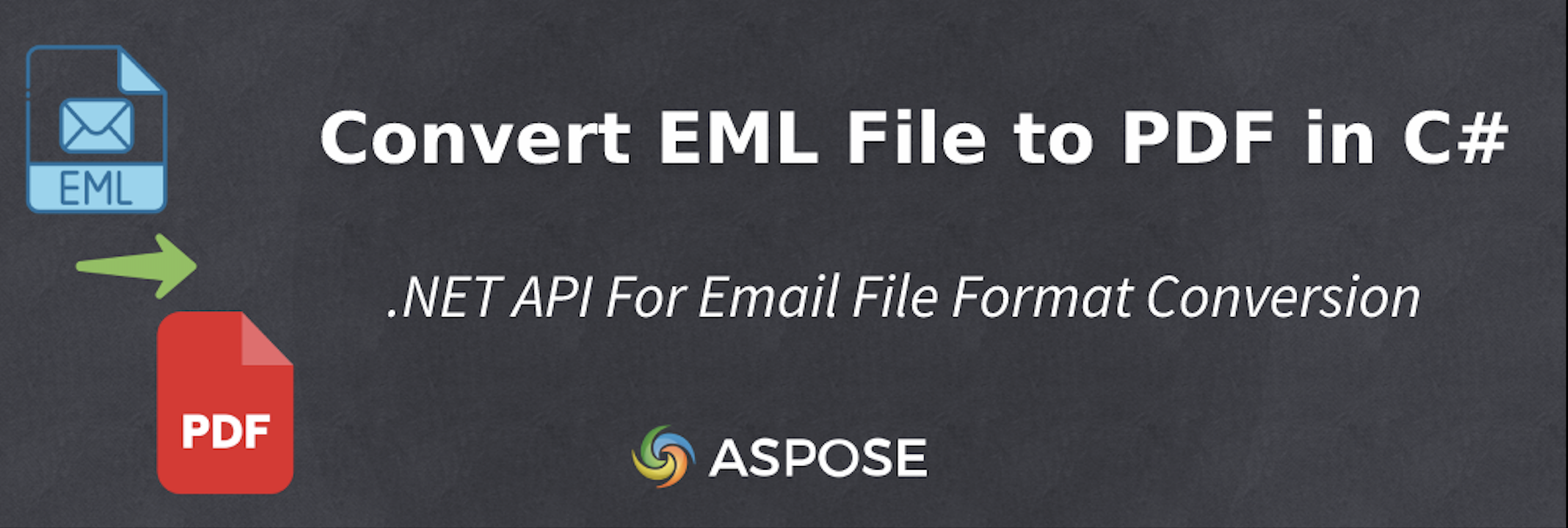 C# API per convertire EML in PDF tramite programmazione