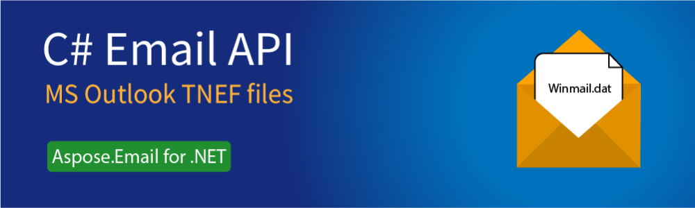 Elaborazione delle email nel formato TNEF di Outlook