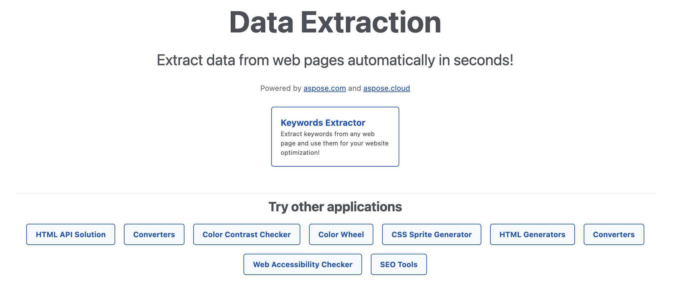 estrattore di dati online