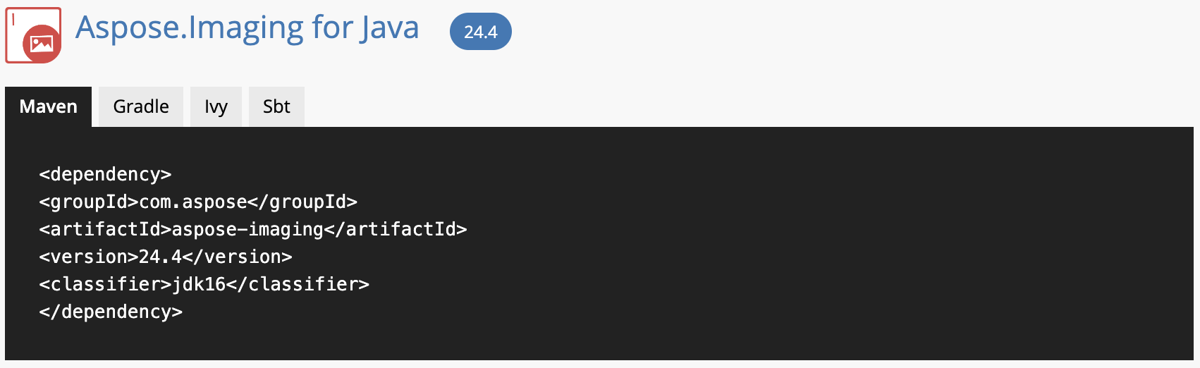 installazione dell'API di manipolazione delle immagini