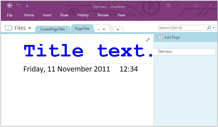 Cambia lo stile del testo del titolo di una pagina in Java