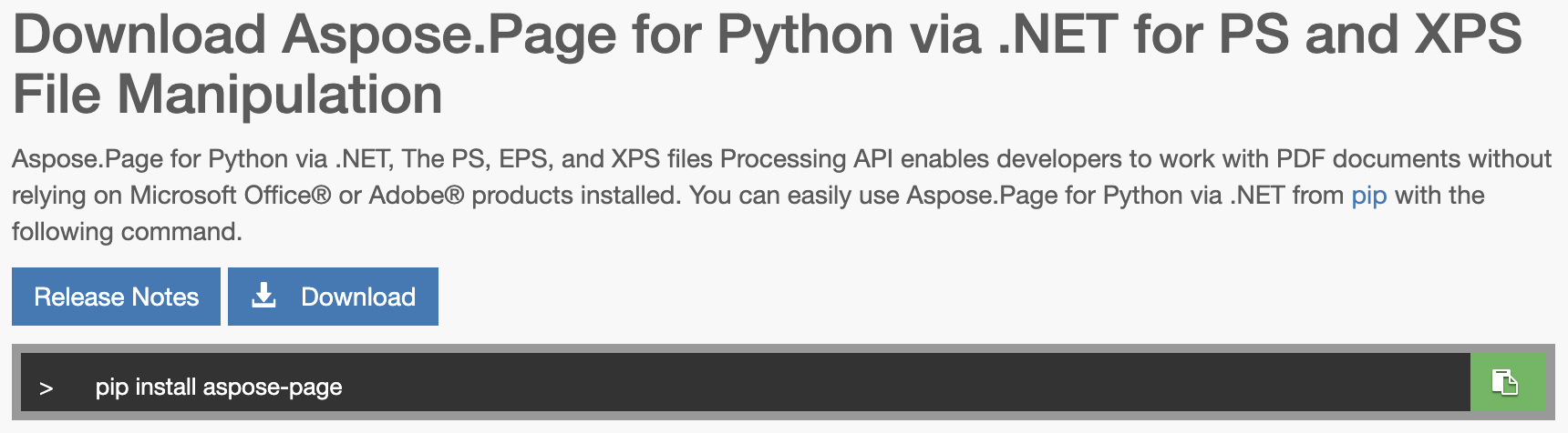 Conversione di file XPS