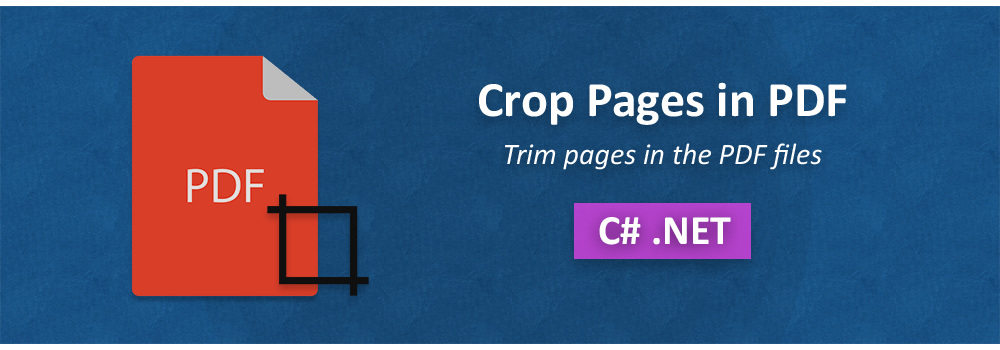 Ritaglia pagine PDF in C#