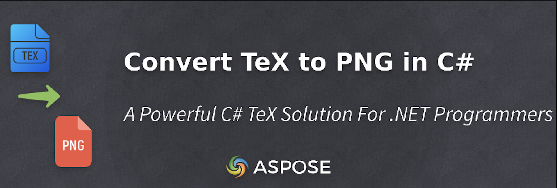 Converti TeX in PNG utilizzando una soluzione C# TeX