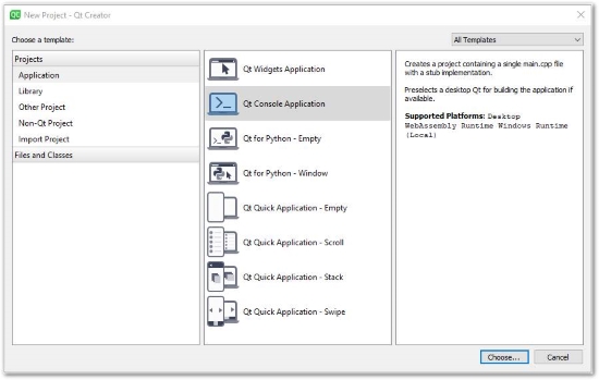 Crea Word nell'applicazione Qt