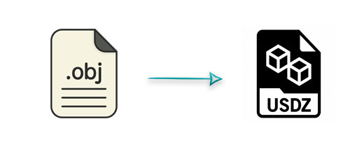 オンラインでOBJをUSDZに無料で変換