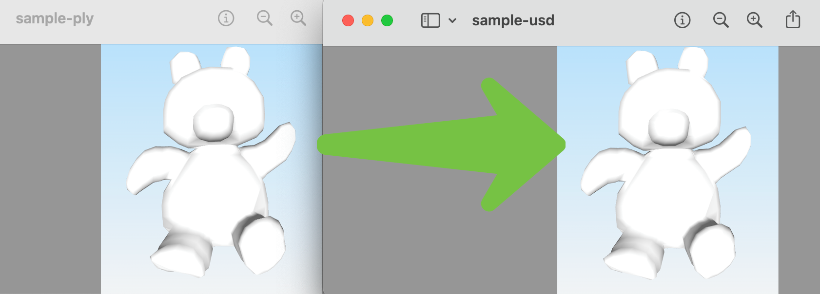 C#でPLYをUSDZに変換