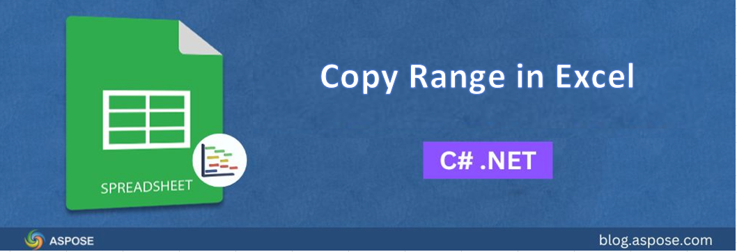 C#を使用してExcelで範囲をコピーする