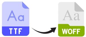 Javaを使用してTTFをWOFFおよびWOFF2に変換します。