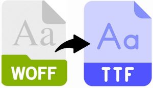 C#を使用してWOFFをTTFに変換します。