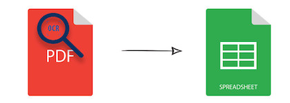 PDFをExcelOCRにスキャン