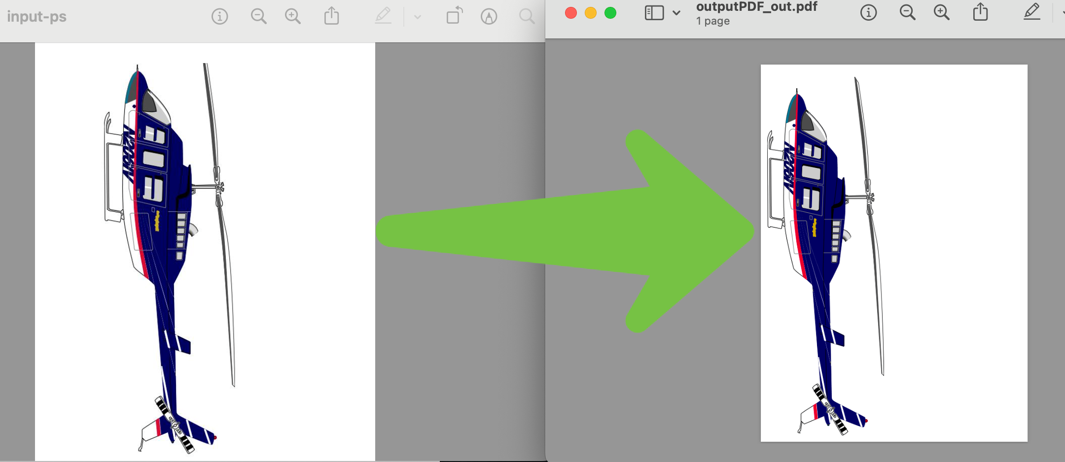 PSからPDFへの変換ツール